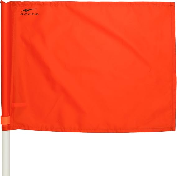 AGORA Hardground Portable Soccer Corner Flags - Set of 4