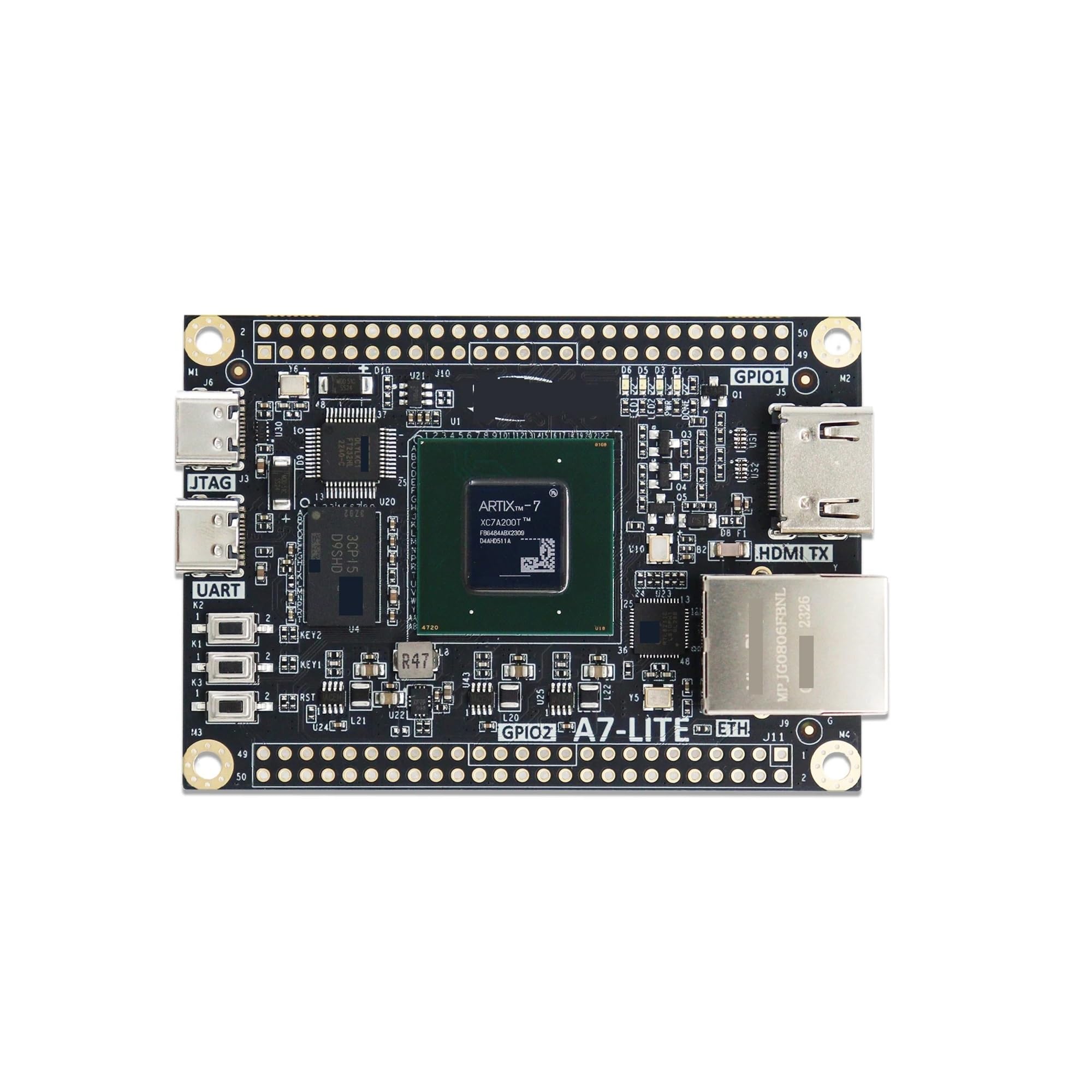 Tarjeta FPGA Artix-7 A7-Lite con chip XC7A100T para máxima eficiencia de cómputo 4