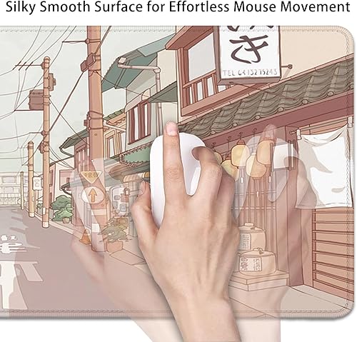 Miniatura 5 de Alfombrilla de mouse de escritorio japonesa de anime Tokyo Street grande, alfombrilla de escritorio de dibujos animados, alfombrilla de mouse para