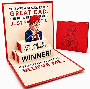 SKPAND Funny 3D Pop Up Birthday Card for Dad, Great Dad Birthday Card | For dad, grandpa, stepdad, father-in-law, husband, or any great dad who deserves a bold birthday laugh.