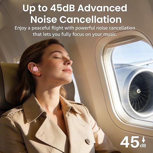 Miniatura 2 de TOZO NC9 Hybrid Active Noise Cancelling Wireless Earbuds, 6 Mics ENC Clear Call, IPX8 Waterproof, in Ear Bluetooth 5.3 Headphones Stereo Bass Ear