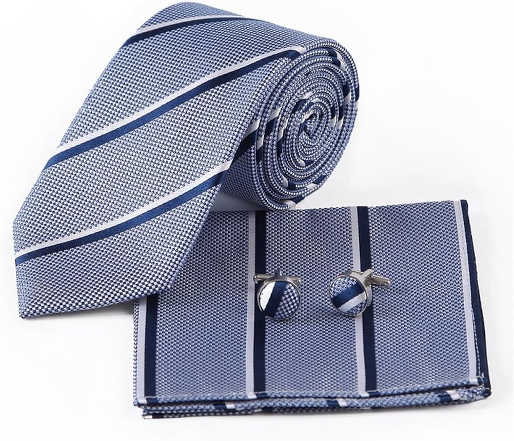 [エルパオムエル] ネクタイ カフス スーツ パターン ビジネス 結婚式 ネクタイ スクエア スカーフ カフス スーツ シルク ネク