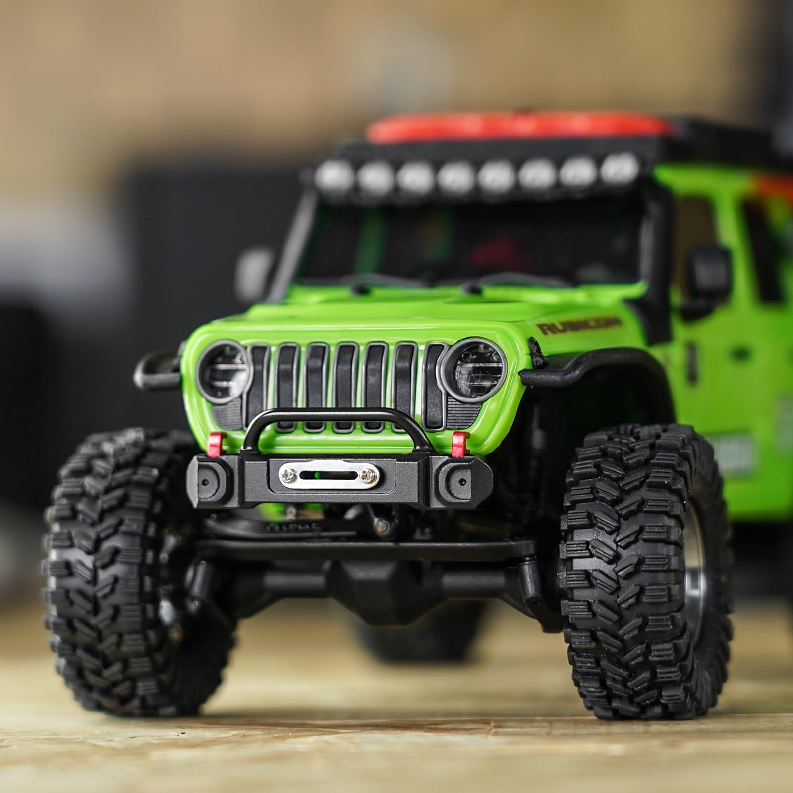 INJORA Paraurti Anteriore e Posteriore in Alluminio per 1/30 Axial SCX30 JLU