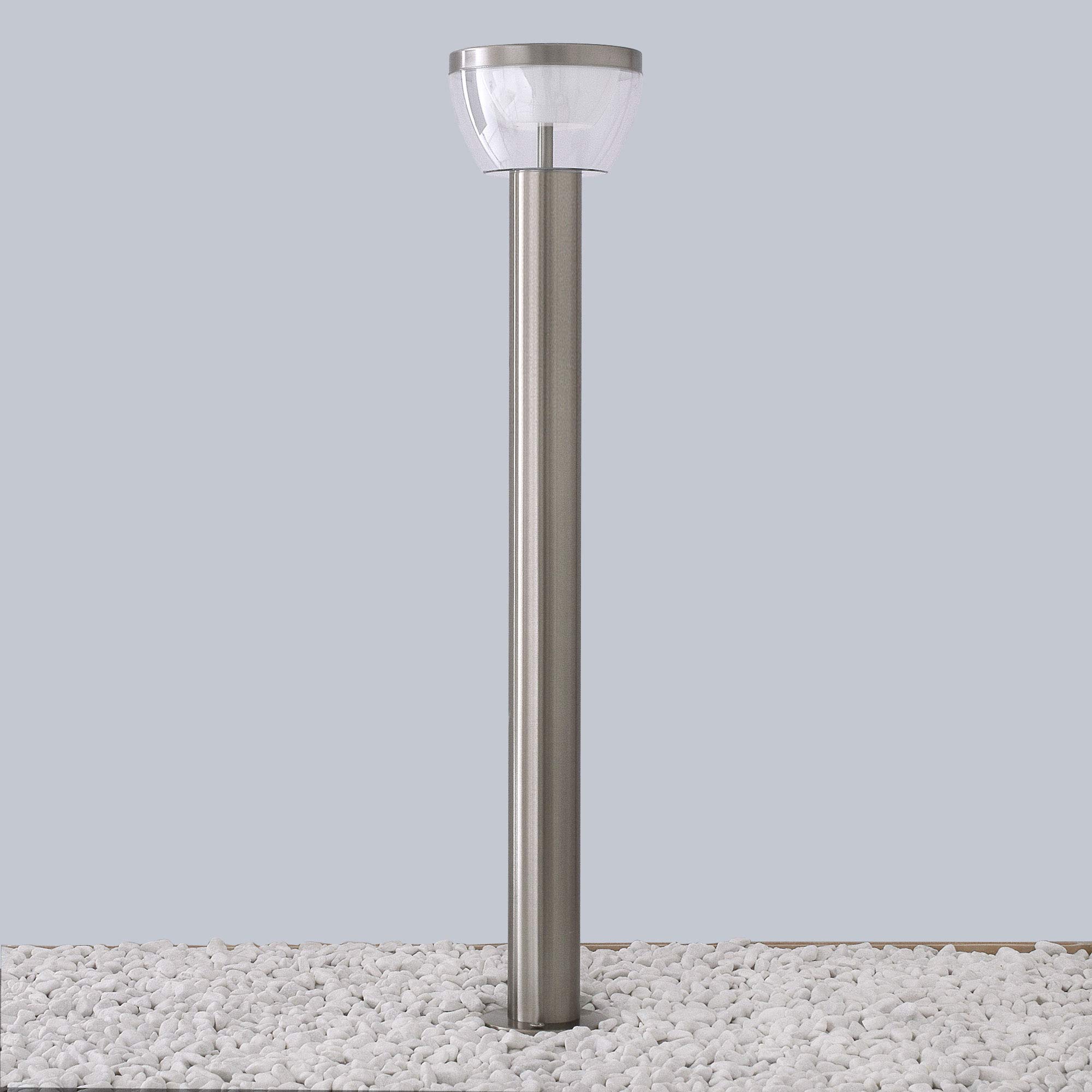 Maxkomfort LED Aussenleuchte Standleuchte Gartenleuchte Wegeleuchte Lampe 9W Edelstahl 80cm modern IP44 309A-800