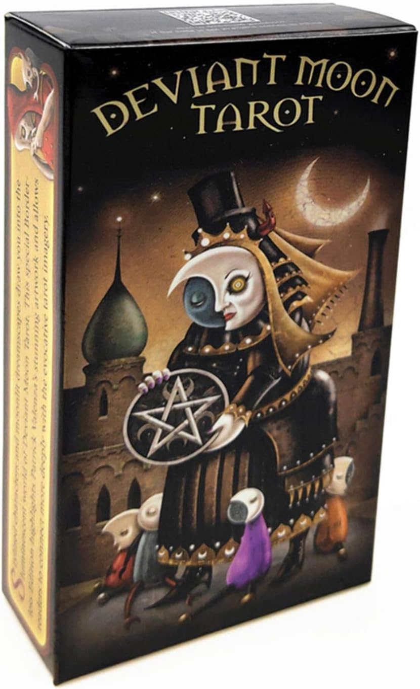 Luckyx Moon Tarot Card Moonology Oracle Cards: A 78 Card Deck and A Manual Different English Version For Party and Household Purposes