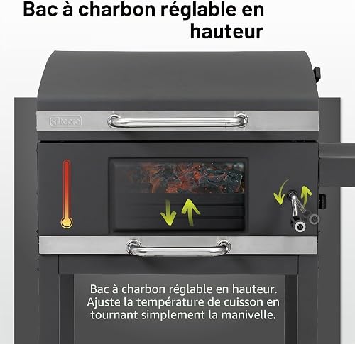 tepro Gril à charbon Toronto Basic, surface de cuisson : environ 52 x 36 cm - 5