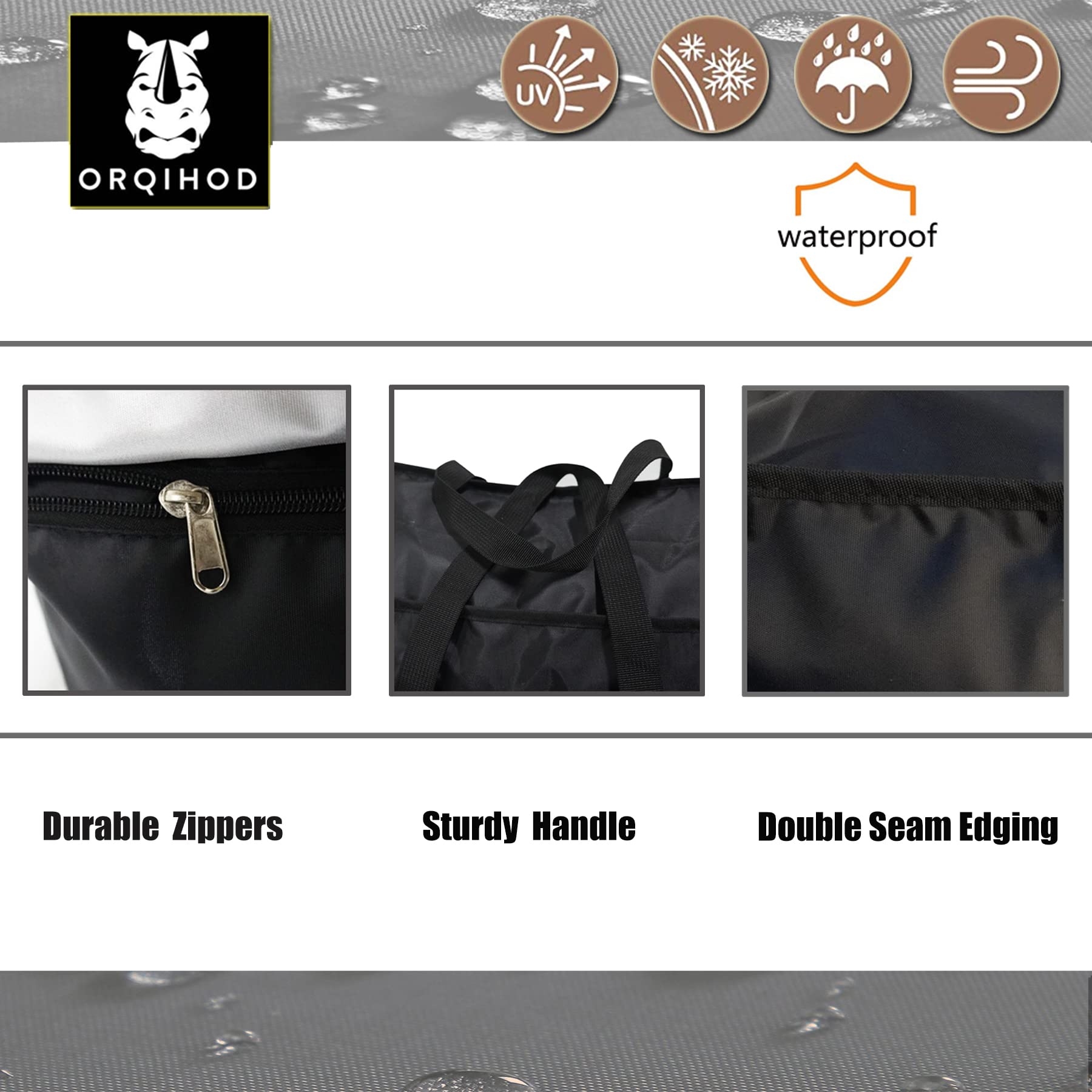 Orqihod Outdoor Cushion Storage Bag Waterproof - Image 3