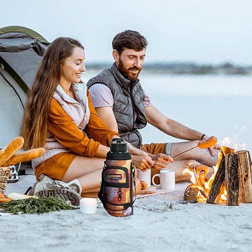 Miniatura 6 de NATURE PIONEOR Water Bottle Holder with Strap,Water Bottle Carrier Bag Sling Sleeve with Adjustable Shoulder Strap & Handle and Large Phone Pocket