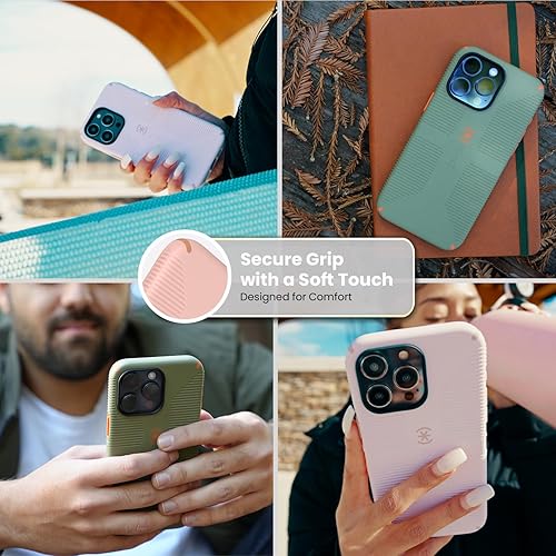 Miniatura 4 de Speck Funda para iPhone 15, diseñada para MagSafe, agarre de protección contra caídas, para iPhone 15, iPhone 14 y iPhone 13, resistente a los