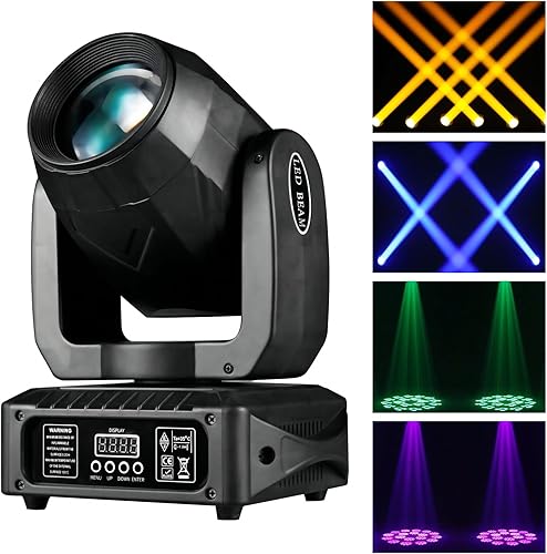 18 prismas cabezas móviles DJ luz 120W LED escenario iluminación 10 gobos 8 colores 12 canales LED luces estroboscópicas DMX512 control para