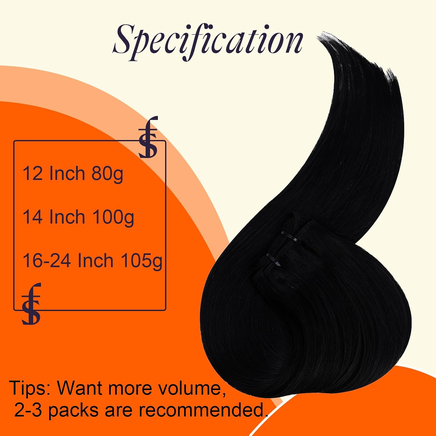 Full Shine Weft Hair Extensions Sew In Hair Extensions Real Human Bundles 14 Inch Hair Wefts Human Hair Sew In Color 1 Jet black Straight Silky Weaves 100 Grams Weave Bundles Soft for Thin thumbnail