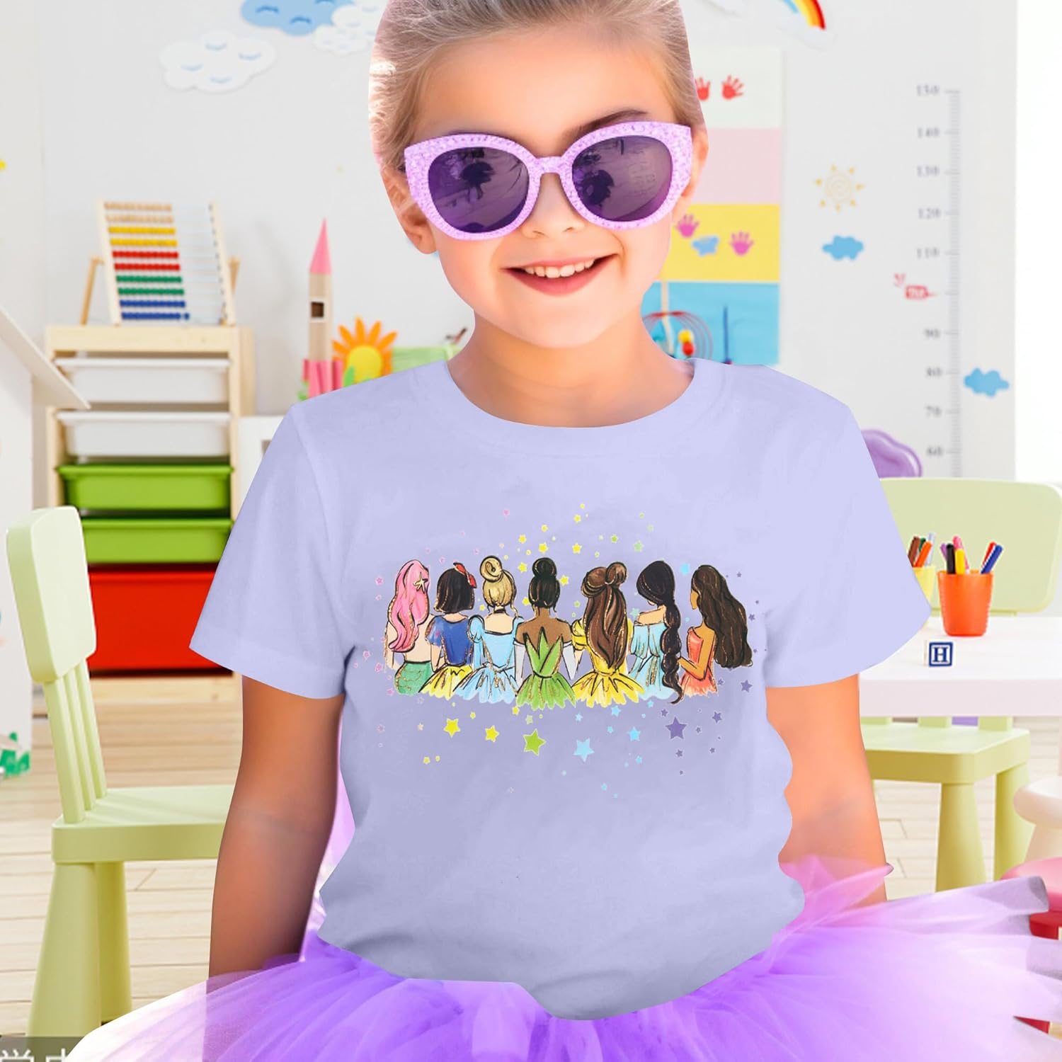 Magical Shirts for Girls: Princess Magic Kingdom Shirt Princess Tshirts Kids Toddler Cute Tee Family Vacation Trip Top - Image 7