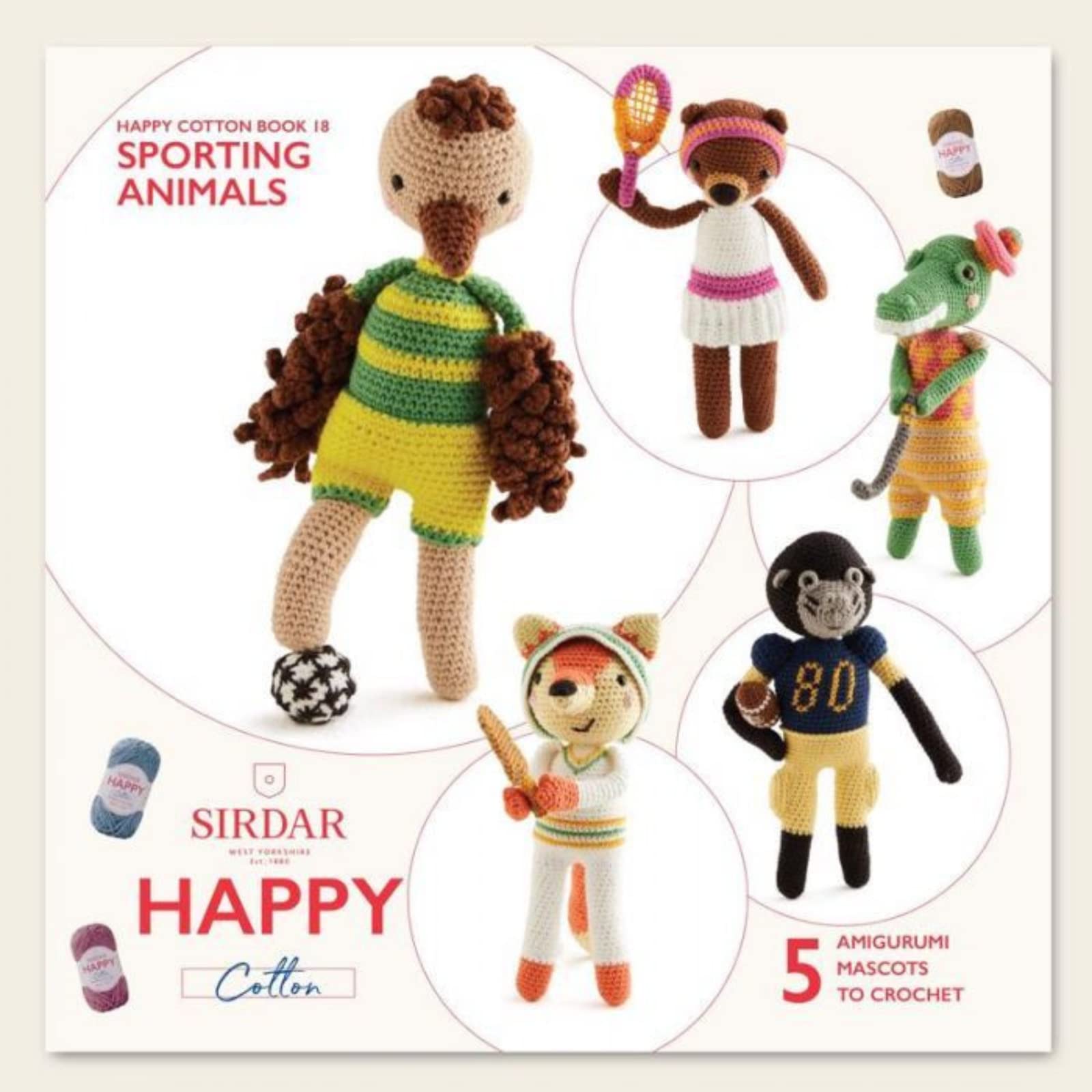 Book 18 (Sporting Animals) Happy Cotton Sirdar