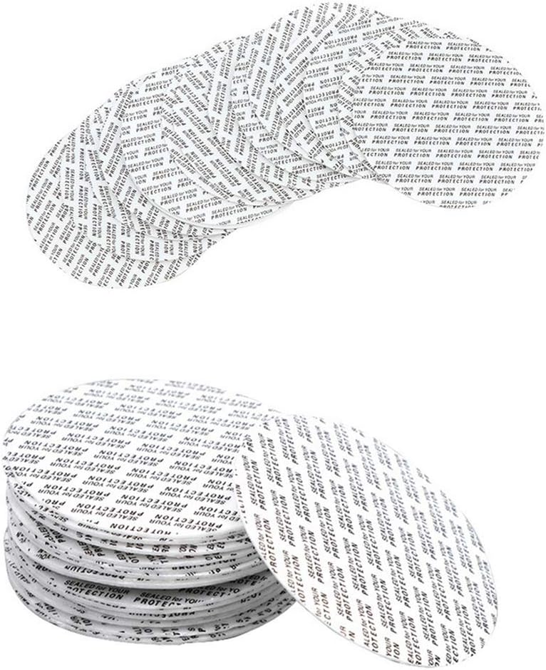 100PCS Pressure Sensitive Lines Foam Safety Tamper Resistant Seals for Cosmetic Bottle/Jar Cap Liners Tamper Seal Cap Liner Sealed (Diameter 3.5cm)