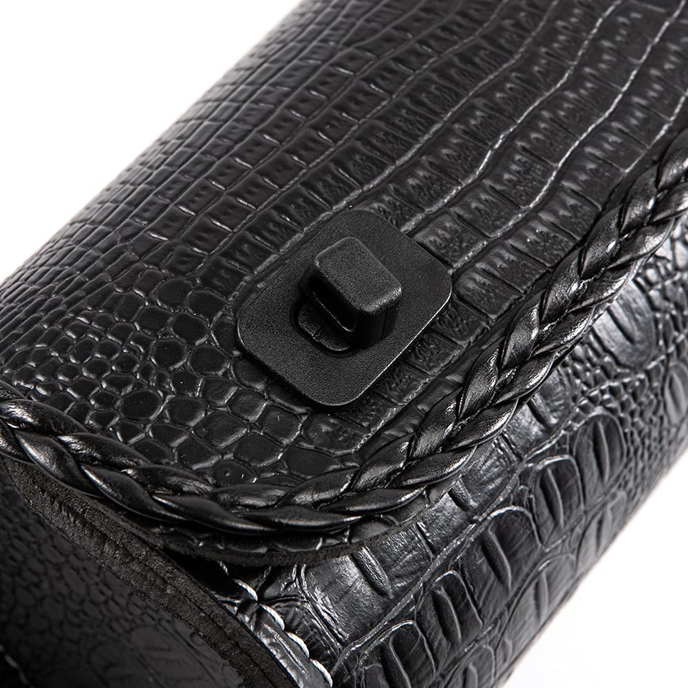 Borsa da manubrio universale per moto, Borsa da sella impermeabile con 2 cinghie di fissaggio