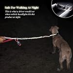 VIVAGLORY Pullsafe pour chien Pullesafe pour chiens avec 2 Poignée rembourrée & Double poignée pour la formation & Marcher, Bungee Anti Tir pour les animaux qui tirent, 4ft x 1in, bleu