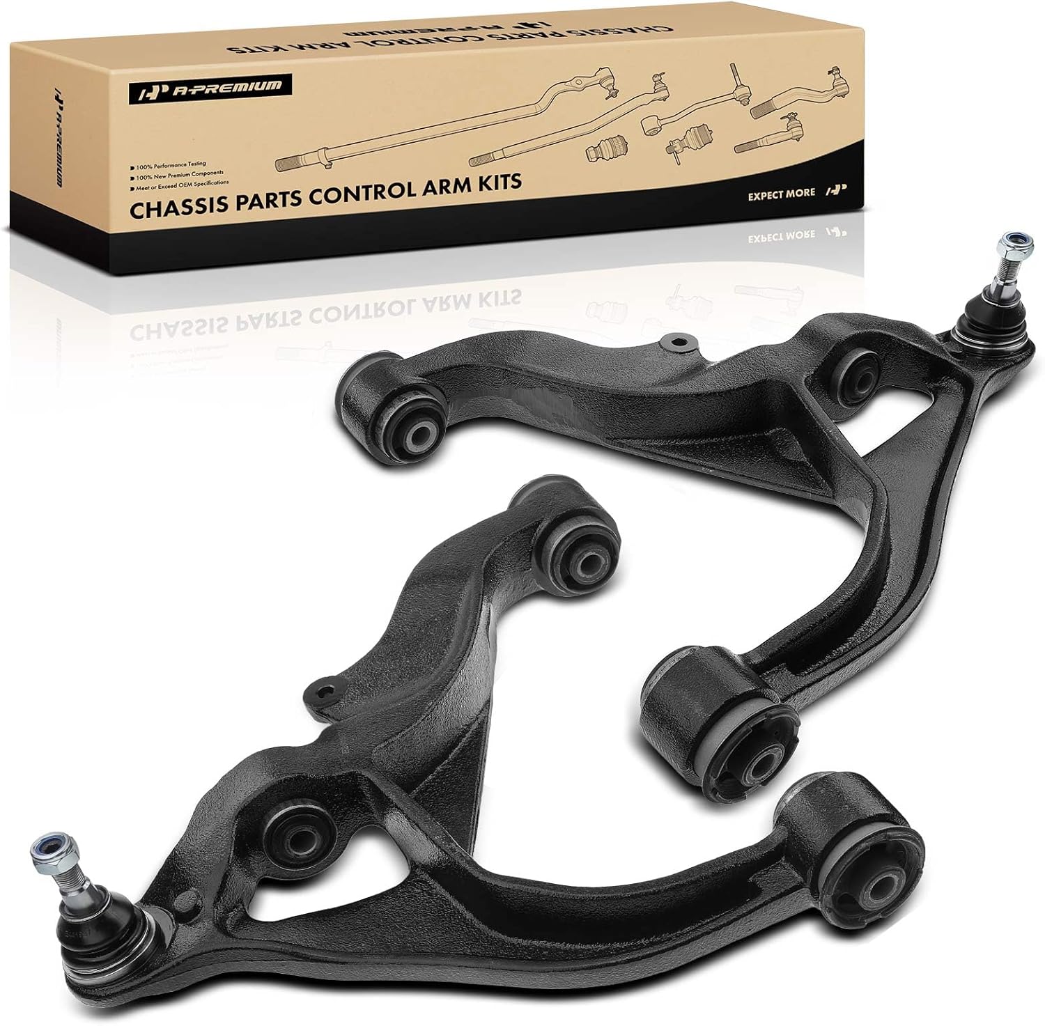 A-Premium 2 x Front Lower Control Arms, with Ball Joint & Bushing, Compatible with Ram 1500 2011-2018, 1500 Classic 2019-2020 & Dodge Ram 1500 2006-2018, 1500 Classic 2019-2020