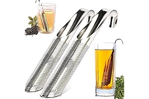 2Pcs Stainless Steel Tea Diffusers: Premium Loose Tea Steepers for Enhanced Tea Drinking Experiences