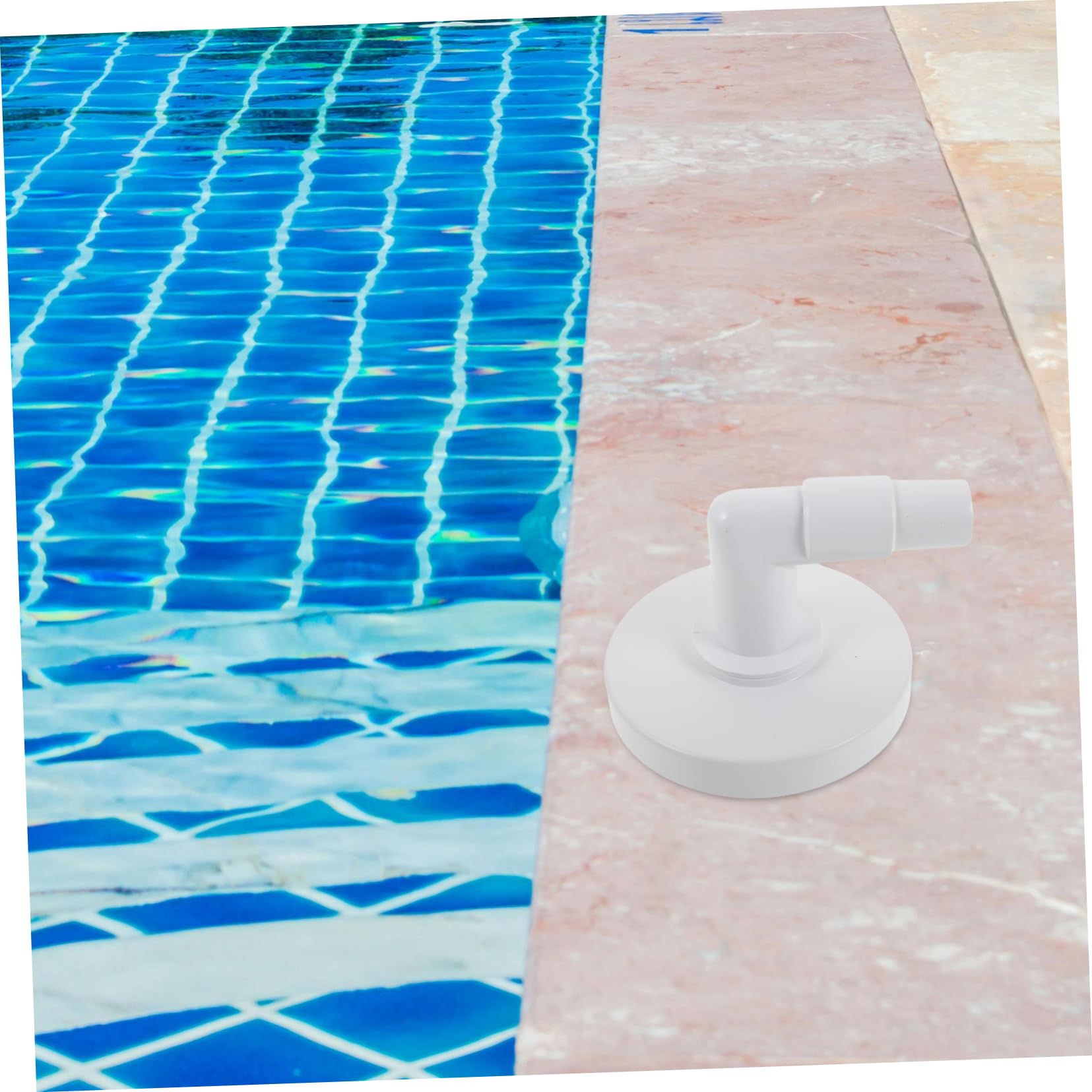 YARNOW Lot De 4 Plaques Décumoire pour Aspirateur De Piscine Adaptateur Coudé en Plastique