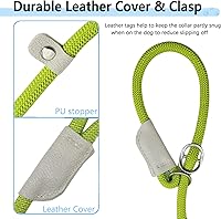 Vista 4 de Correas antideslizantes para perros, 3 piezas de correa antideslizante fuerte, correa deslizante de 5 pies para perro, correa ajustable