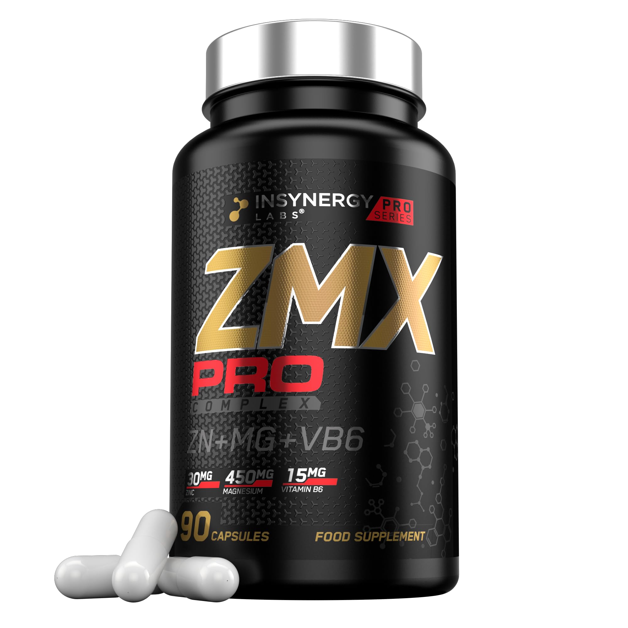 Sponsored Ad – ZMX Pro - Ultra Premium Zinc and Magnesium Supplement (X5 Forms) 90 Vegan Capsules Zinc and Magnesium Tablets, Vitamin B6, Muscle Recovery Muscle Growth Sleep Aid
