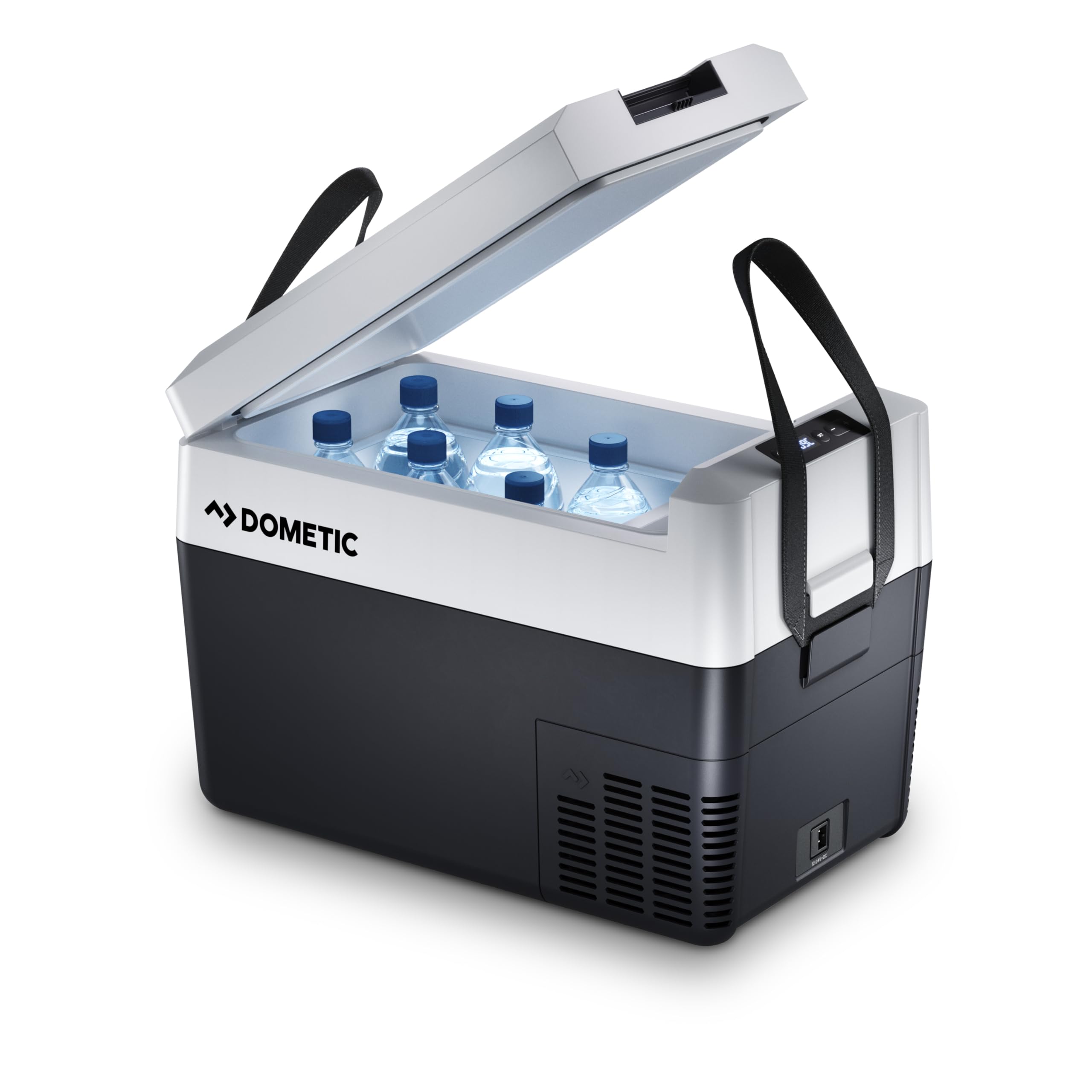 DOMETIC CDF2 36 Glacière/Freezer à compresseur, +10 °C à -15 °C, 31 L – Mini‑réfrigérateur 12/24 V pour Voiture, Camion & Bateau avec Protection de Batterie, Gris