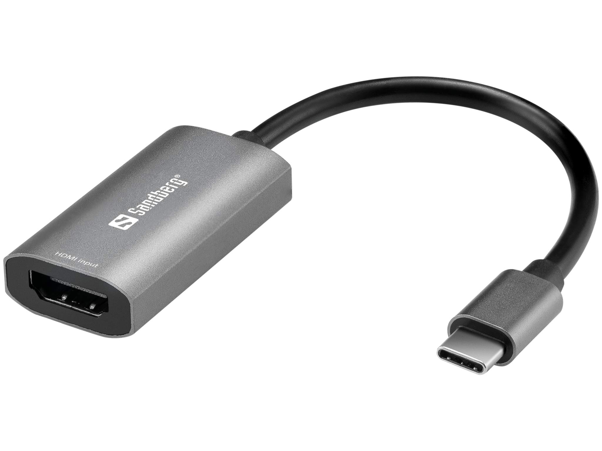 Sandberg HDMI Capture Link to USB-C HDMI Capture Link to USB-C, 136-36 (HDMI Capture Link to USB-C, USB Type-C, HDMI Output)
