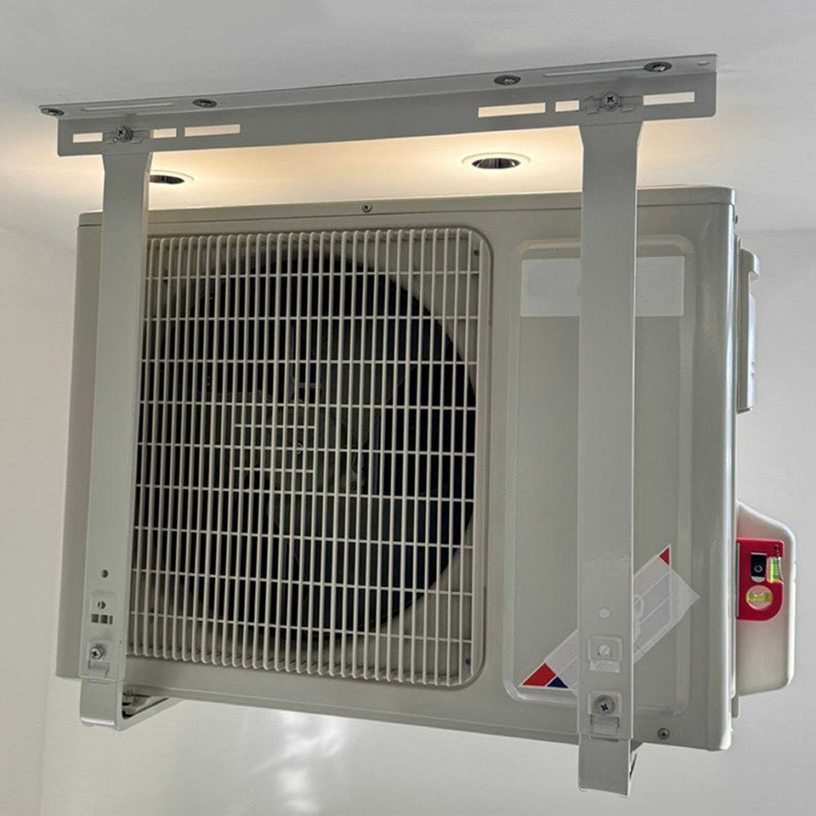 Soporte de Techo para Bomba de Calor & Aire Acondicionado Mini Split de Acero Resistente - 132LBS Ajustable para Condensador 9000-24000 BTU, Soporte Antivibraciones para Compresores & Sistemas HVAC