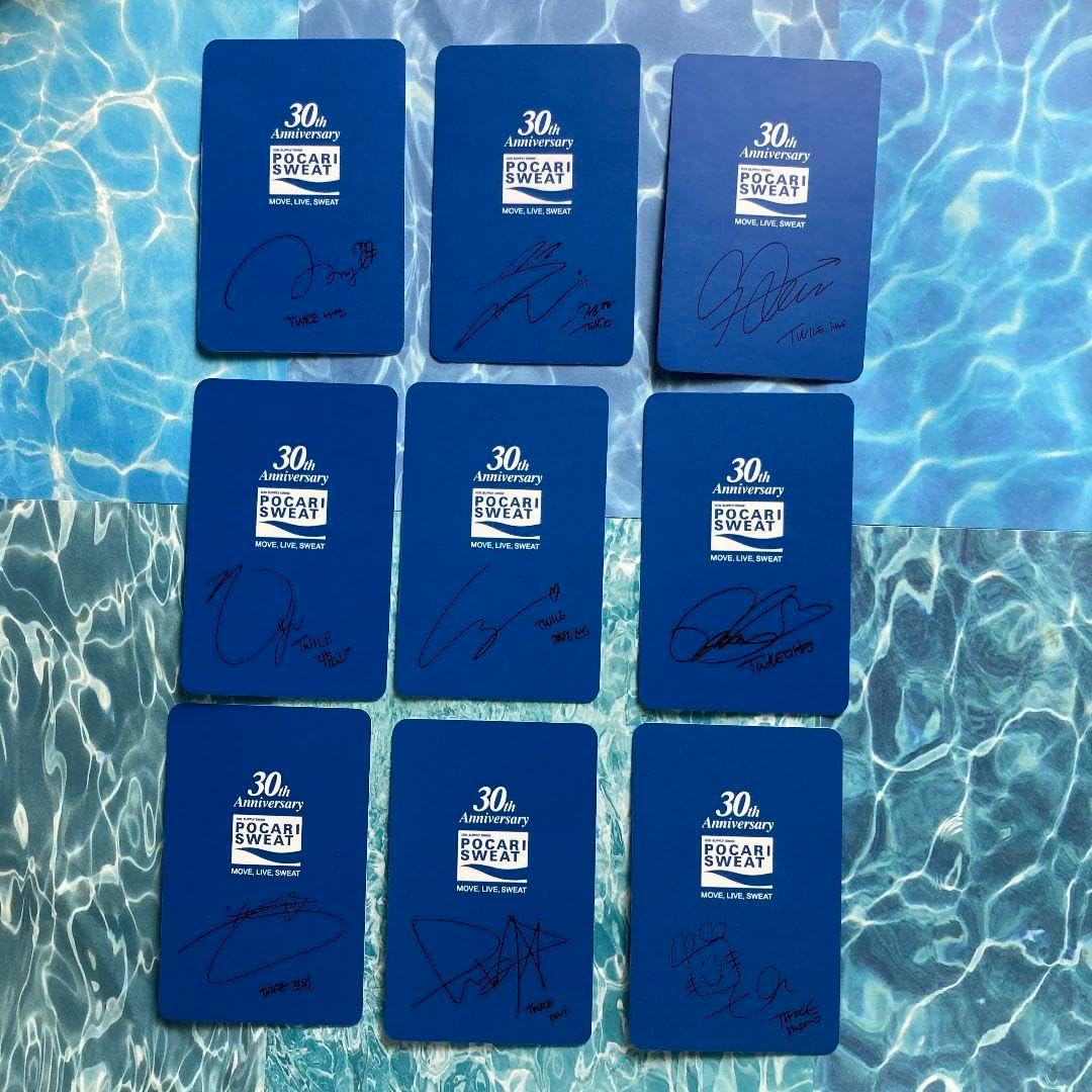 TWICE ポカリ Pocari Sweat 30th スエット トレカ全員9枚 tw ice PocariSweat 30th ポカリ スエット セット 全員9枚 ポカリ