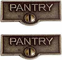 Vista 30 de Placa de interruptor de suministro para renovadores, placa de pared con acabado de latón "UPSTAIRS