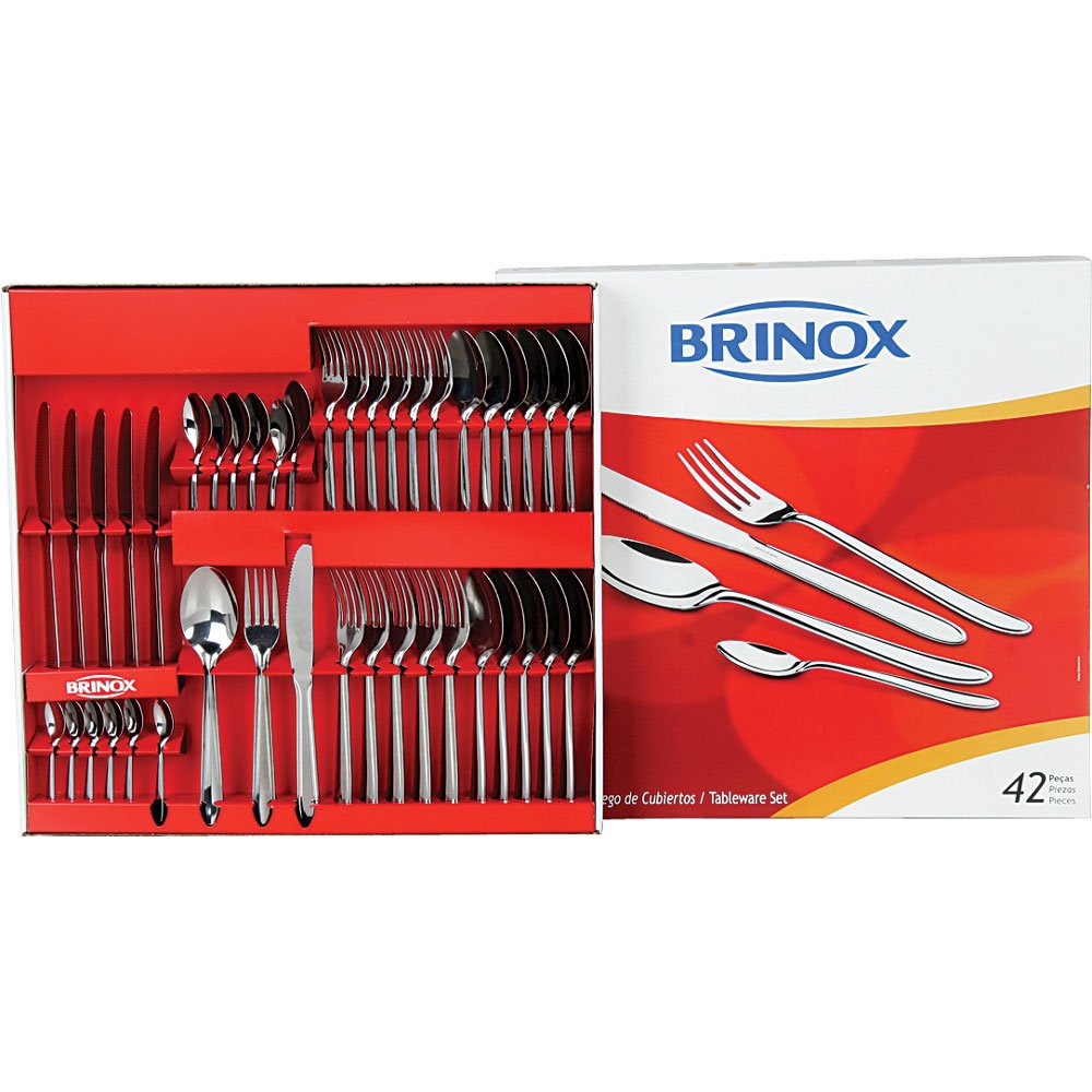 Faqueiro Siena, Brinox 5109102, Aço Inox