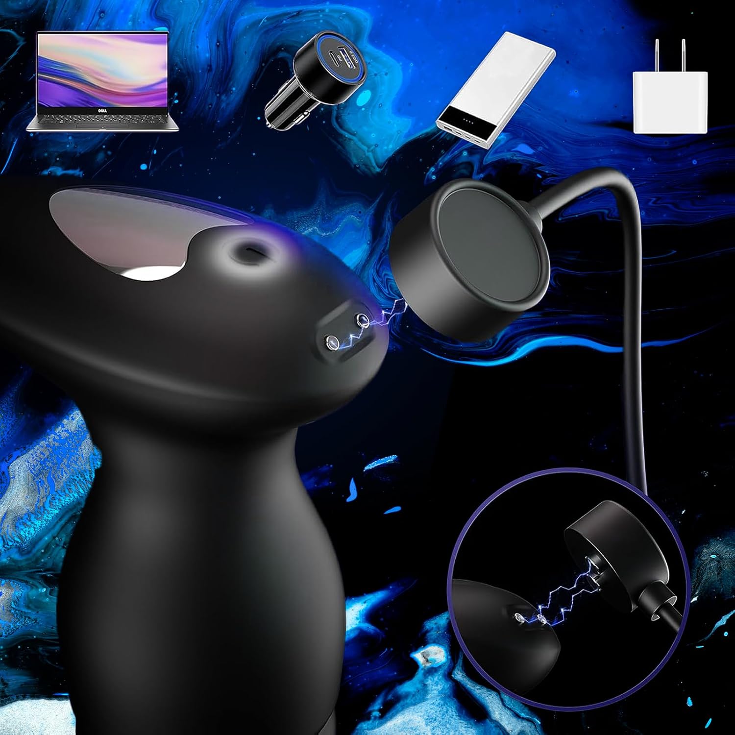 Thrusting Butt Plug Prostate Massager Anal Vibrator with Remote Control Vibrating Cock Ring with 10 Vibration and Thrust Modes Anal Toys for Couples Men and Women Adult Toys