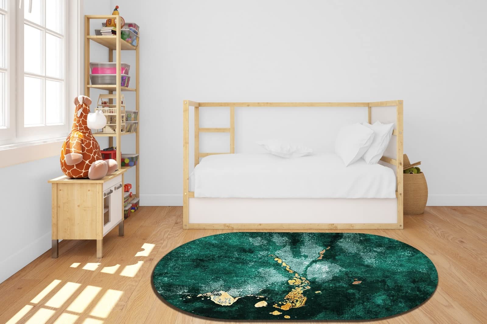 Tapis de sol antidérapant 60 x 90 cm idéal pour sublimer une cuisine ou un salon