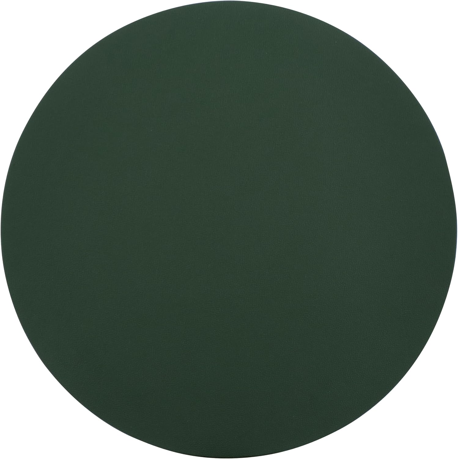SAFAVIEH Home Collection – Hasu Green Faux Leather & Silver Metal Side Table, Round Top Accent Table (FOX5534A)
