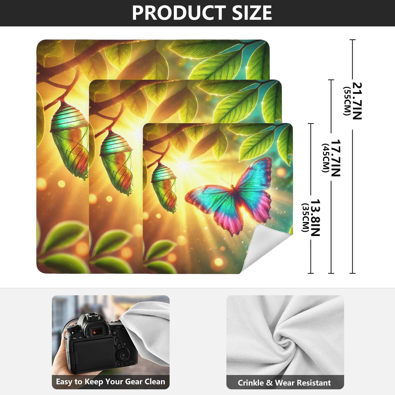 Butterfly Golden Self-adhesive Cloth 17.7