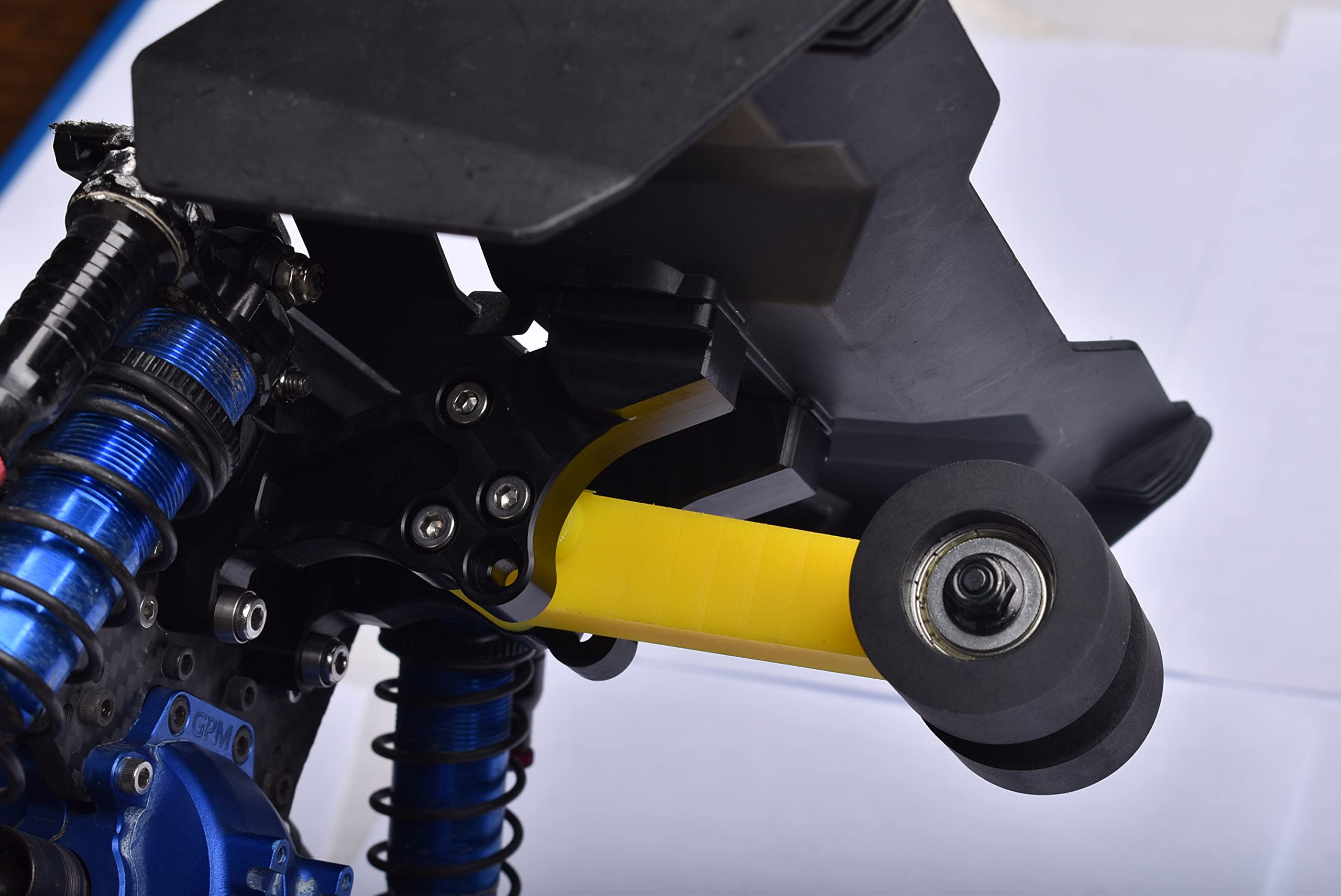 GPM Upgrades Special Material Rear Wing Mount Set for 1/8 4WD Sledge Monster Truck?95076-4? Rc Cars