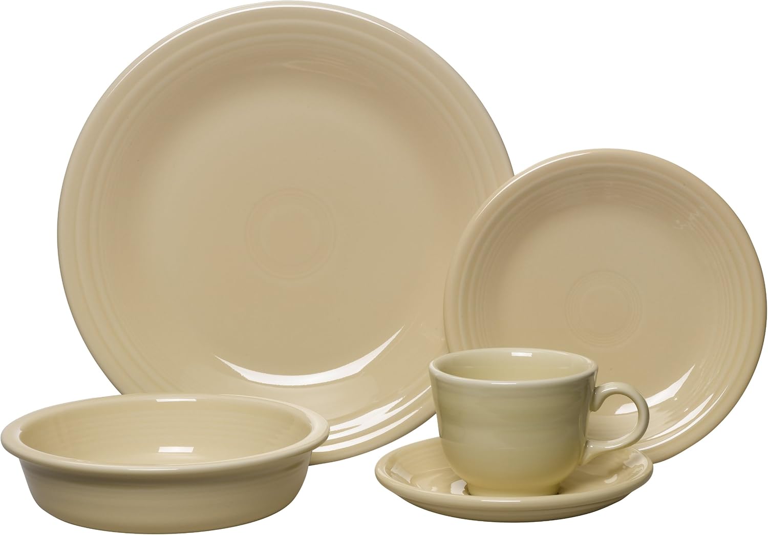 Fiesta 5-Piece Place Setting, Scarlet