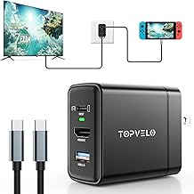 Switch Dock Charger Adapter for OLED Nintendo Switch, Portable Replacement Switch Dock for Original Dock Set, HDMI AC Adapter with USB-C 3.1 Port, Switch TV Docking Station with Type-C Power Cord