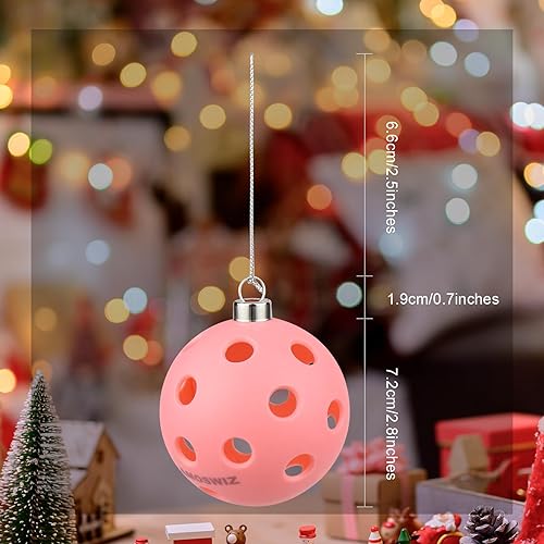 Miniatura 2 de Bolas de pickleball para interiores, paquete de 6 bolas de pickleball de 26 agujeros, juego de bolas de pickleball para interiores, bolas de