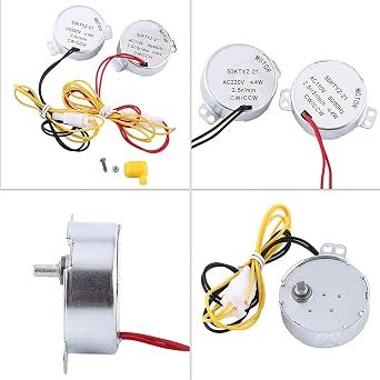 Egg Turner Motor, 110 220V AC Chicken Egg Turner Rotator Incubator Motor Automatic Egg Incubator Tray for Ducks Goose Birds Egg Chickens Hatching 2 Types(110V)