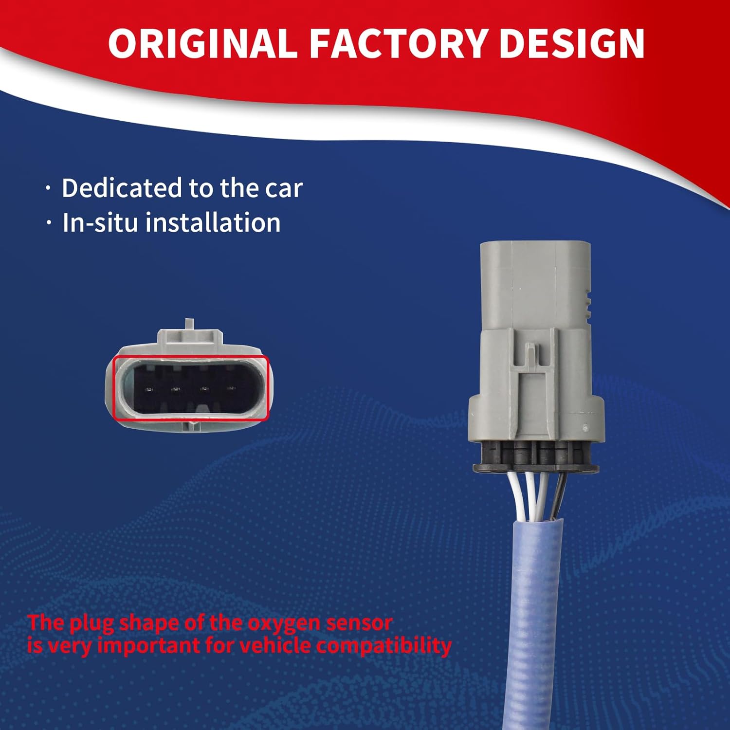 2PCS 234-8051 Oxygen O2 Sensor Upstream Downstream Set Heated Air Fuel Ratio Compatible with Chevrolet Cruze Spark Volt Equinox Malibu GMC Terrain Buick Encore 1.4L 1.5L L4 Replace 12663317