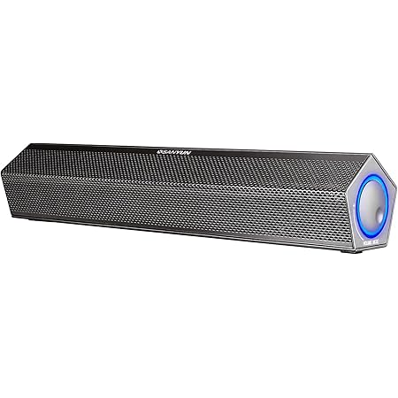Altoparlante USB Per Computer | Soundbar Mini | Con Base E Clip | Plug & Play | Per PC E Laptop - Foto 8