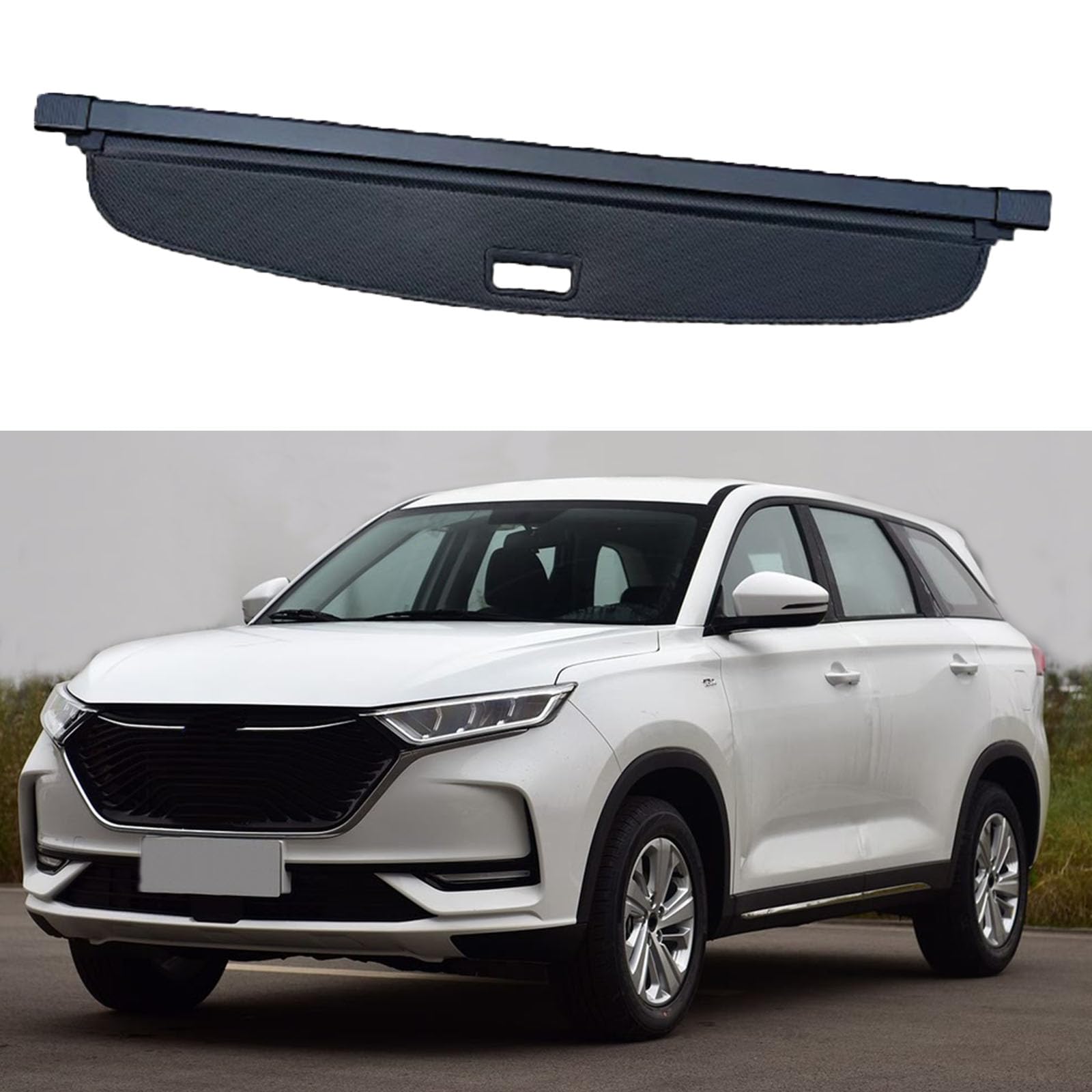 YYFYYDS Retractable Rear Trunk Parcel Shelf,Compatible with Changan Oshan X7,Car storage