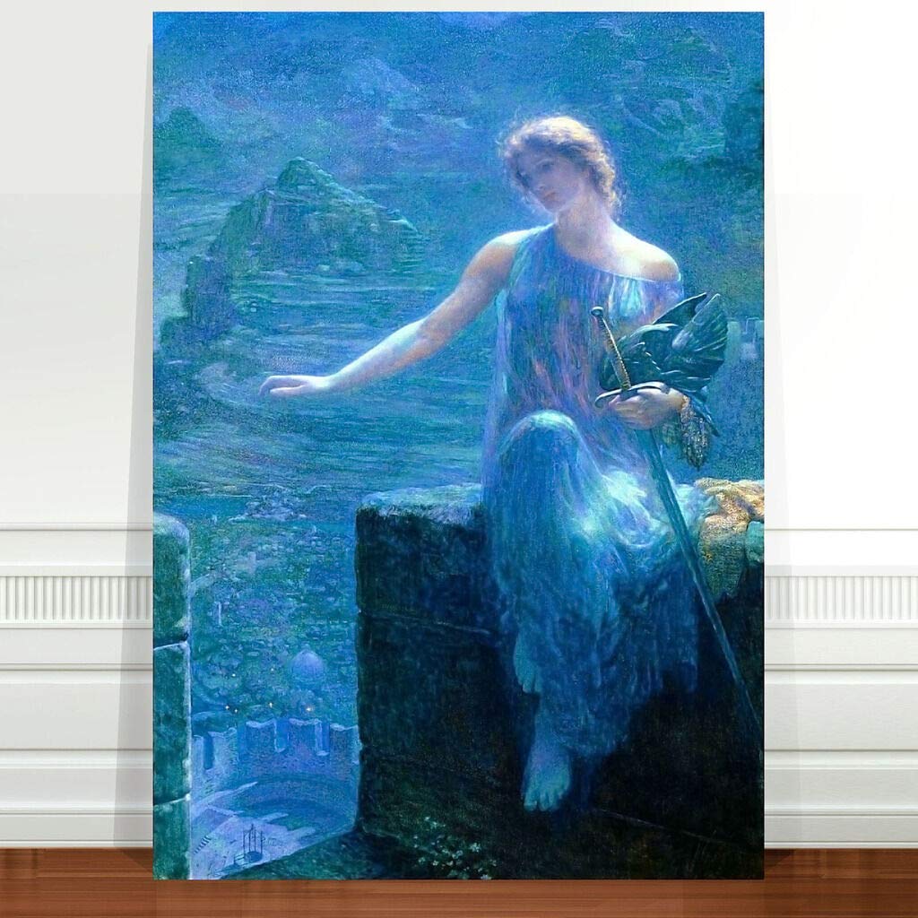 Amazon.com: Edward Robert Hughes, The Valkyrie's Vigil ~ FINE ART