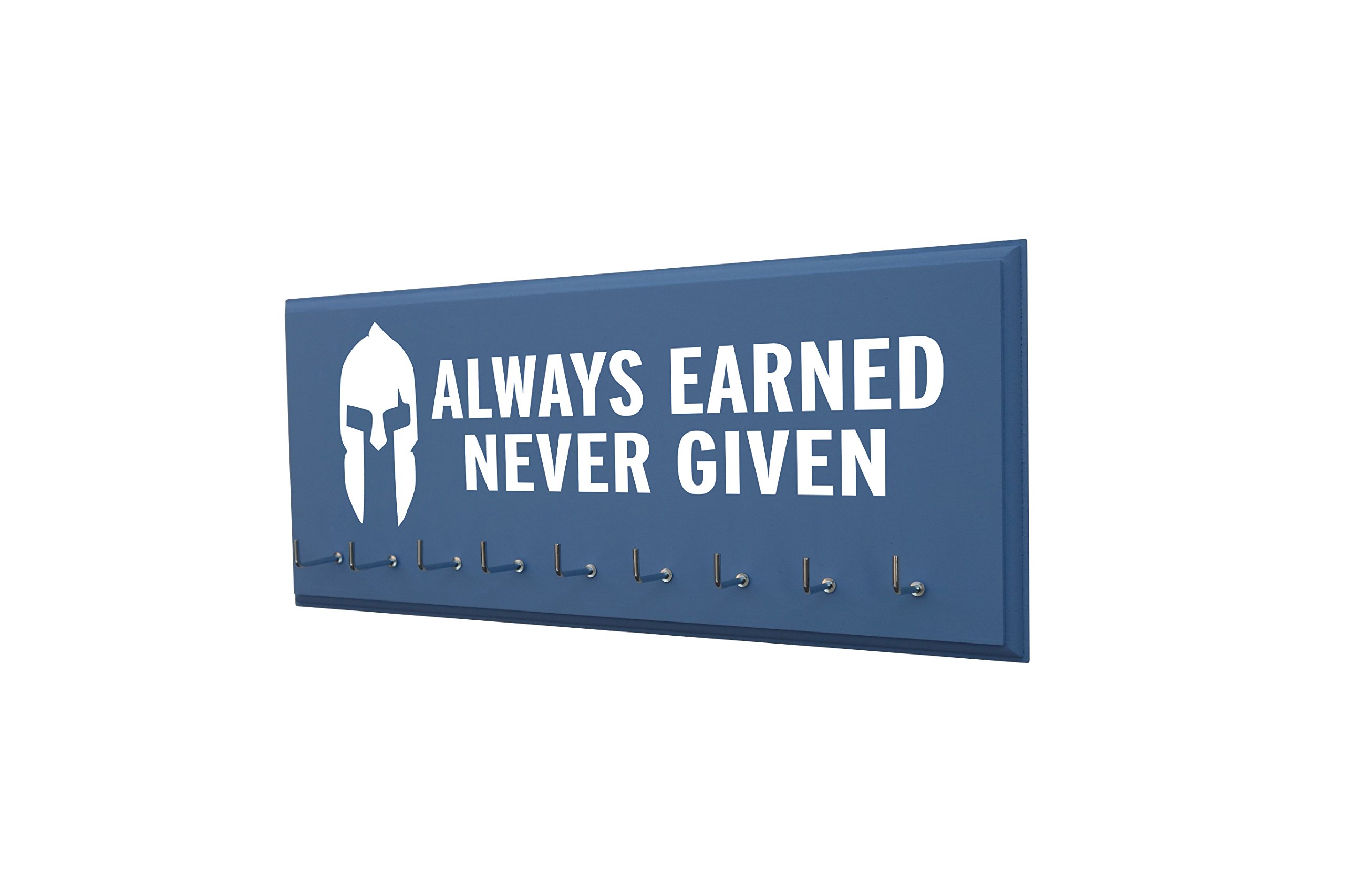 RunningontheWall Medal Hanger Medal Display Rack and Race Bibs Every Race HAS A Story Medal Holder Only Design