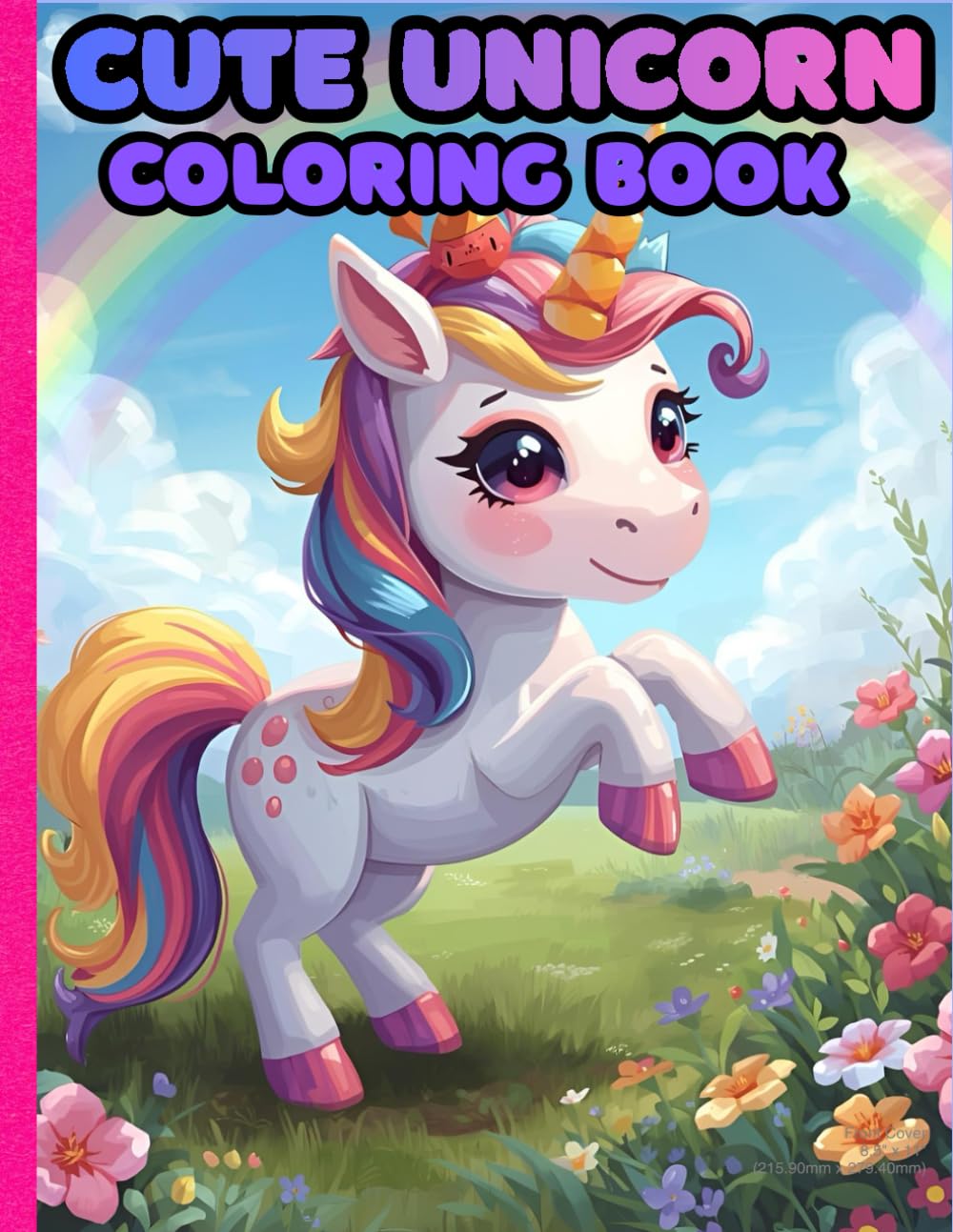 Cute unicorn coloring book: Adorable illustrations for your young unicorn lovers.