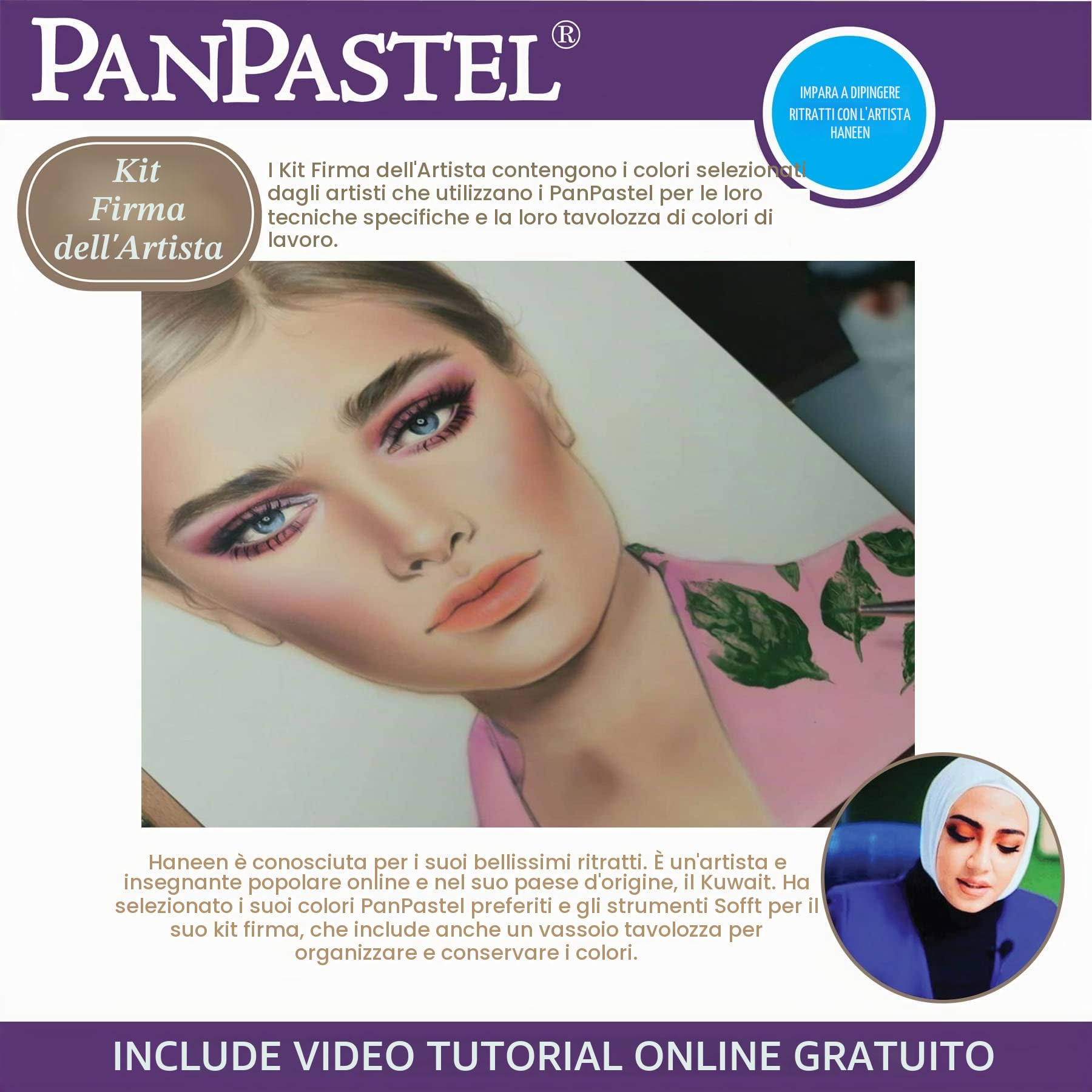 Panpastel 30088 Honey Portrait Set, 10 Colori Set 318448