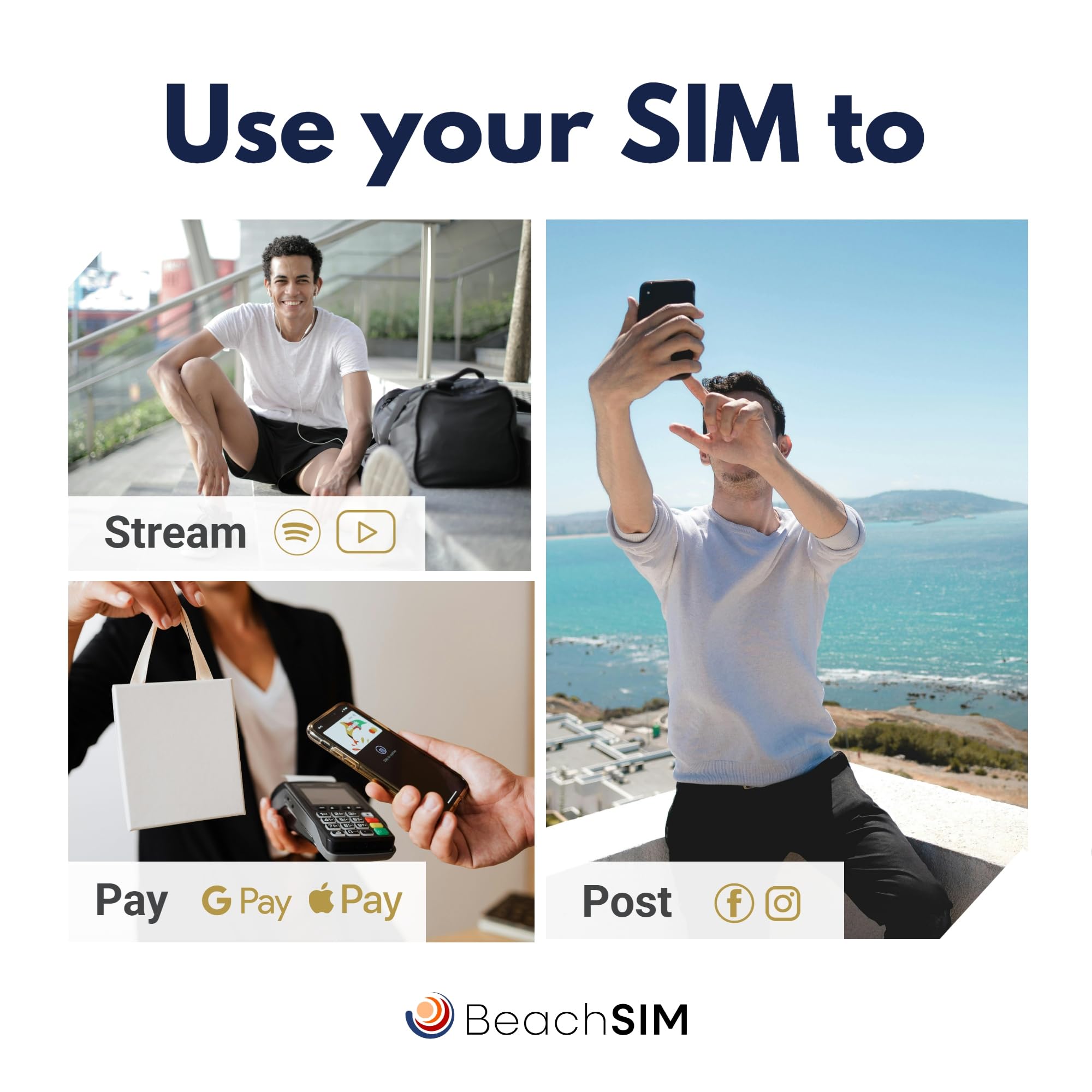 SIM Karte Südamerika 30 Tage. 12 GB Datenvolumen mit 4G/5G-Netz. Costa Rica, Brasilien, Puerto Rico und mehr als 9 weitere Länder in Lateinamerika. Nur Prepaid-Daten.