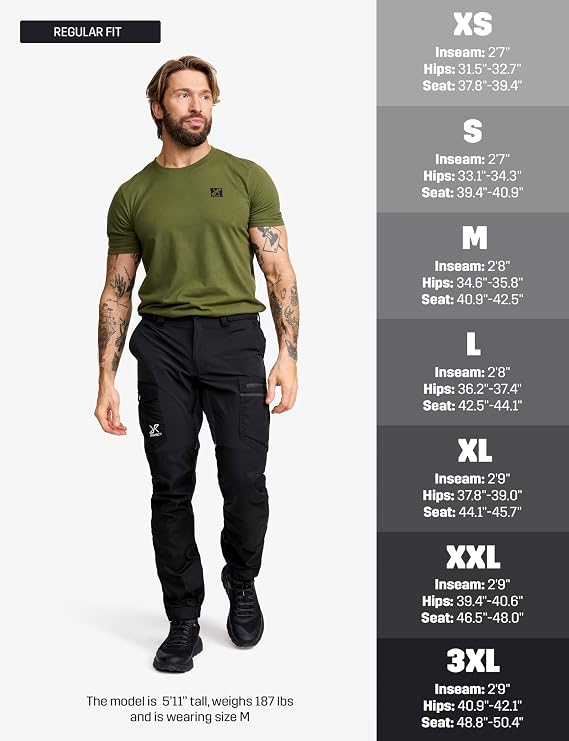 RevolutionRace Rambler Lightweight Pro Trousers for Men, Outdoor Walking and Hiking Trousers