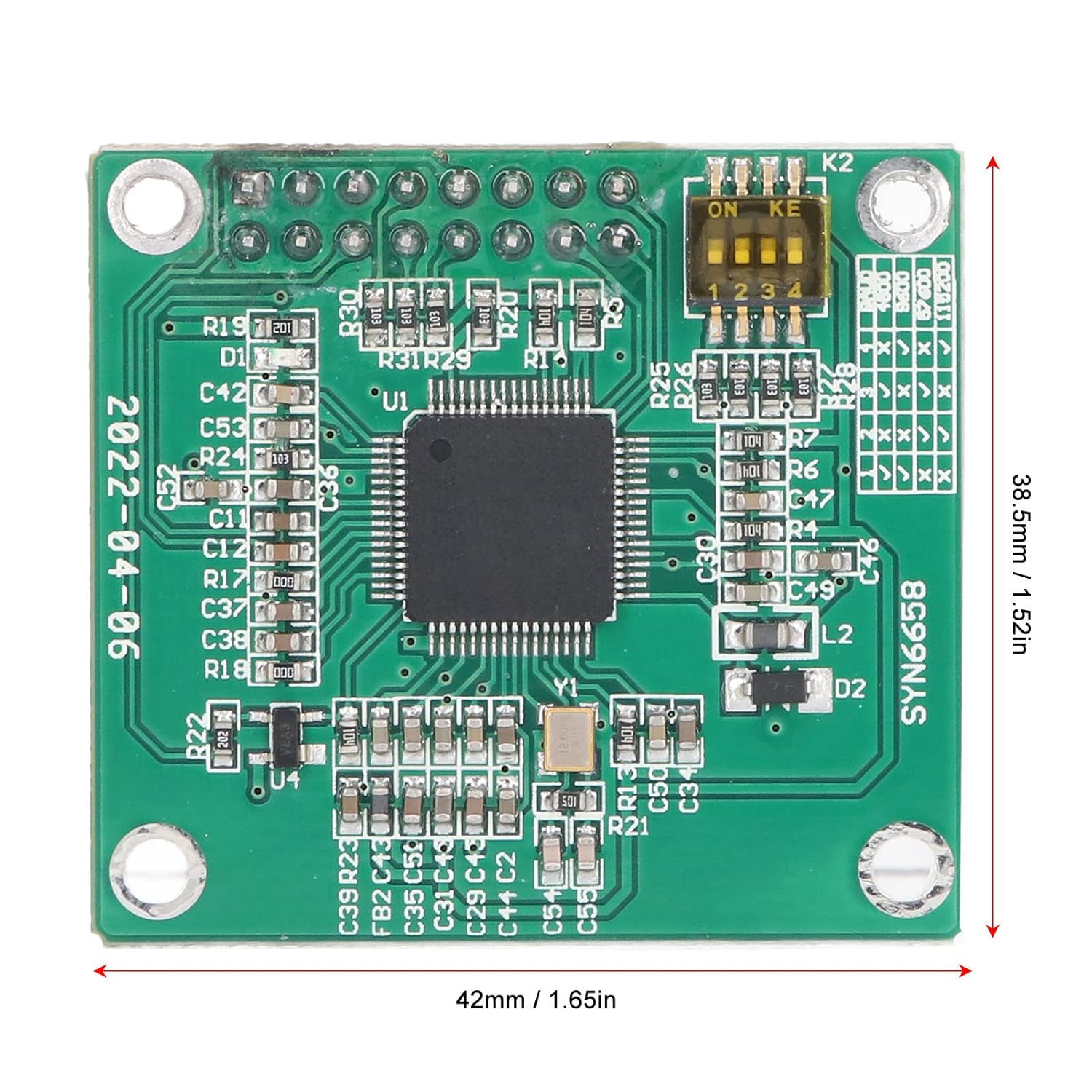 TTS Speech Recognition Module, Text to Sound Speech Module, English and Chinese Speech Synthesis Recognition Text to Sound SYN6988